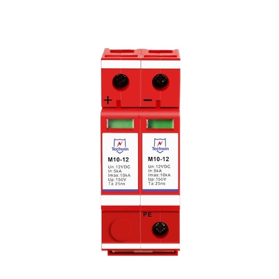 Factory Single Phase Surge Arrester 12v DC 12V 24V 48V For Power 90(H)*36(W)*65(L)mm